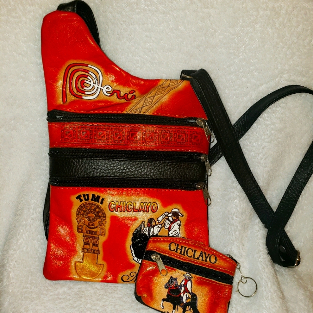 Peru Tumi Chiclayo Crossbody Bag.